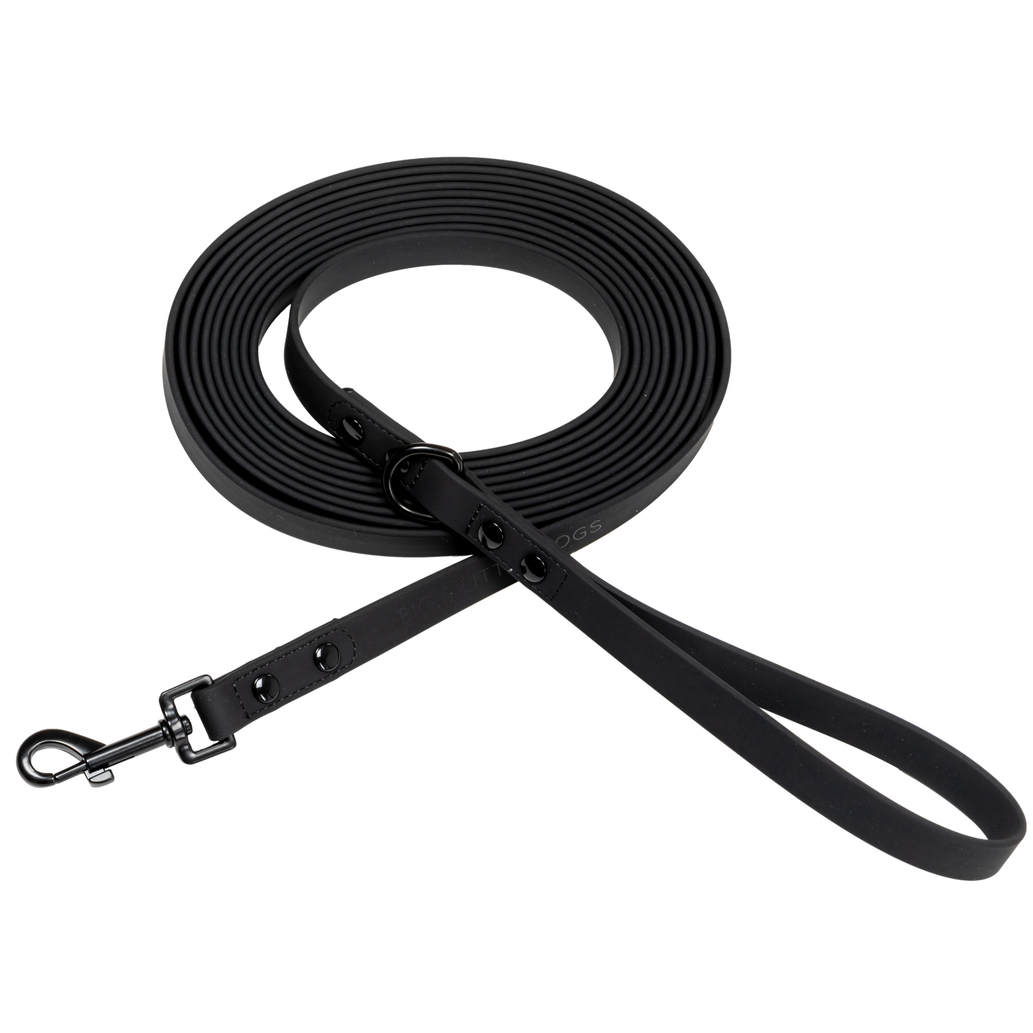 DOG WATERPROOF LONG LEASH: Black (5 Metre)