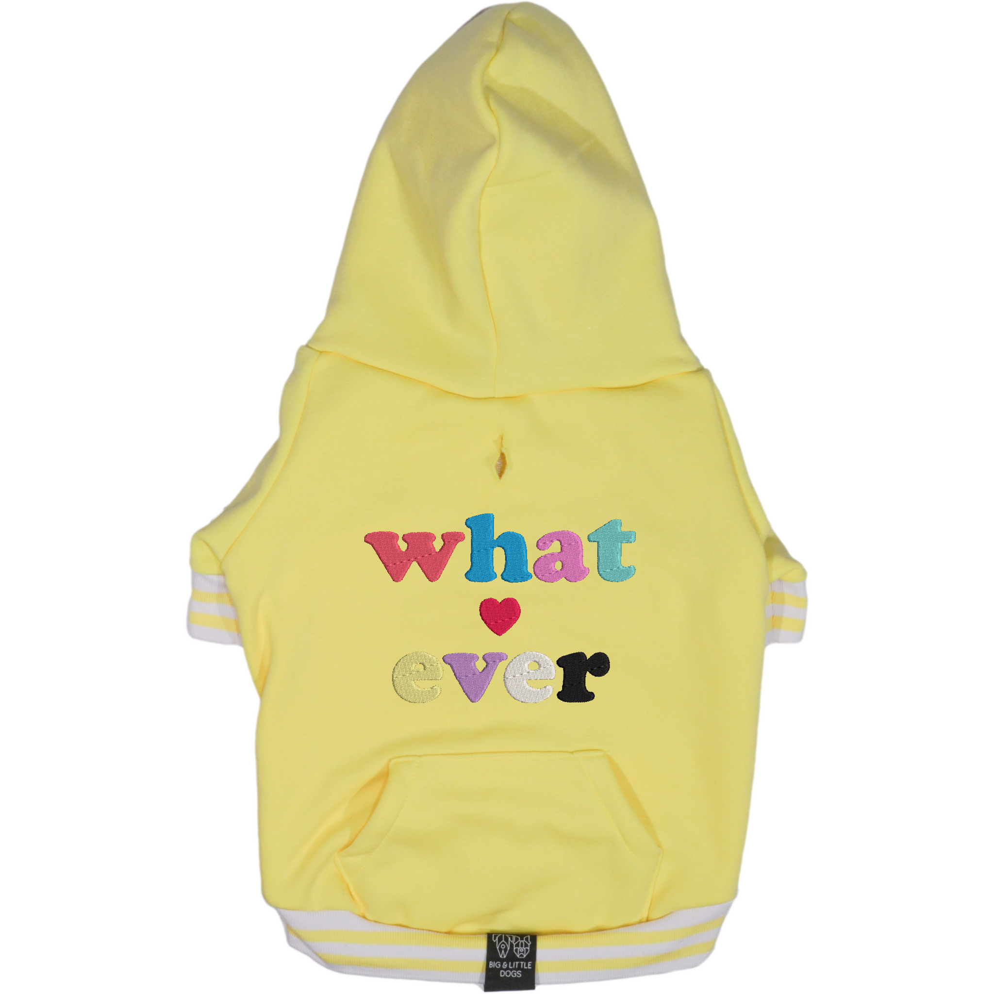 HOODIE DOG JUMPER: Lemon {FINAL SALE}