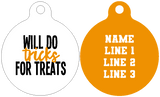 Pet ID Tag | Will do Tricks for Treats