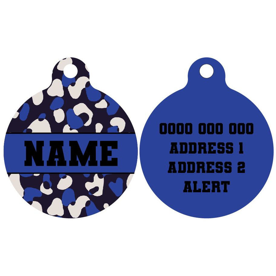 Pet ID Tag | Winter Blues