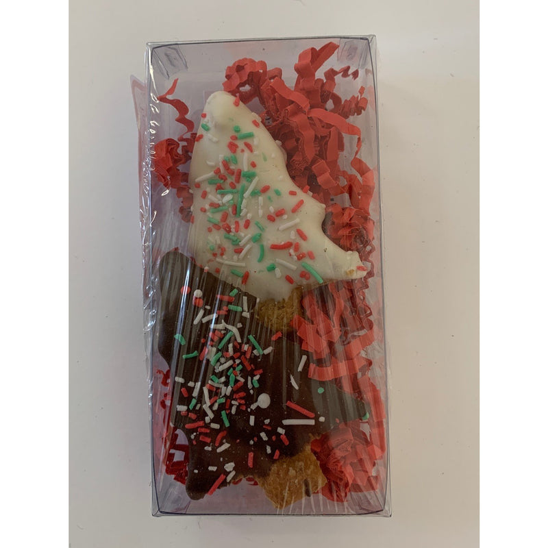 DOG TREATS | Huds and Toke: Christmas Tree Cookies - 2 Pces (in GIFT BOX)