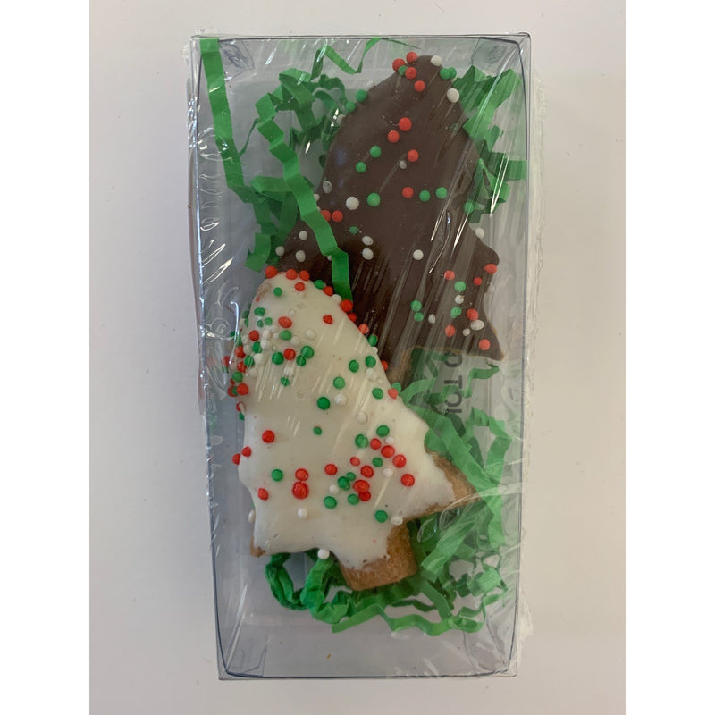 DOG TREATS | Huds and Toke: Christmas Tree Cookies - 2 Pces (in GIFT BOX)