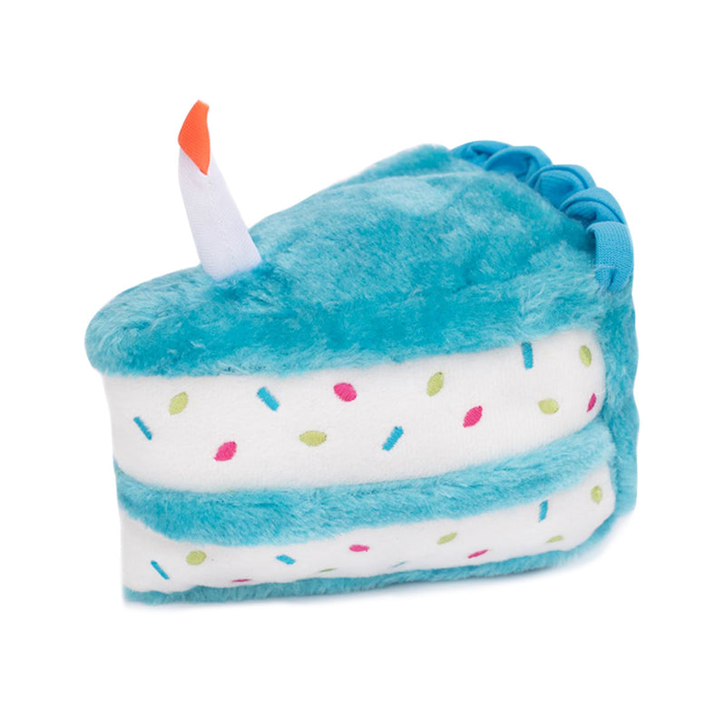 ZIPPY PAWS: Plush Blue Birthday Cake