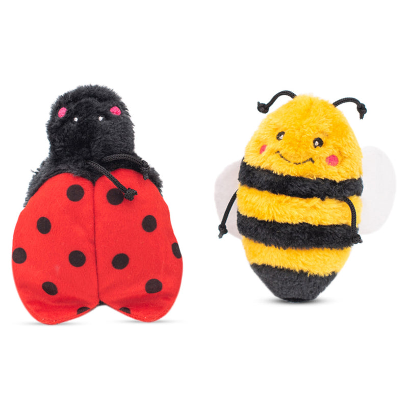 ZIPPY PAWS: Crinkle Bee & Crinkle Ladybug Duo Pack
