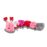 ZIPPY PAWS: Valentine's Caterpillar with Squeakers - Large