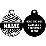 Pet ID Tag | Zebra