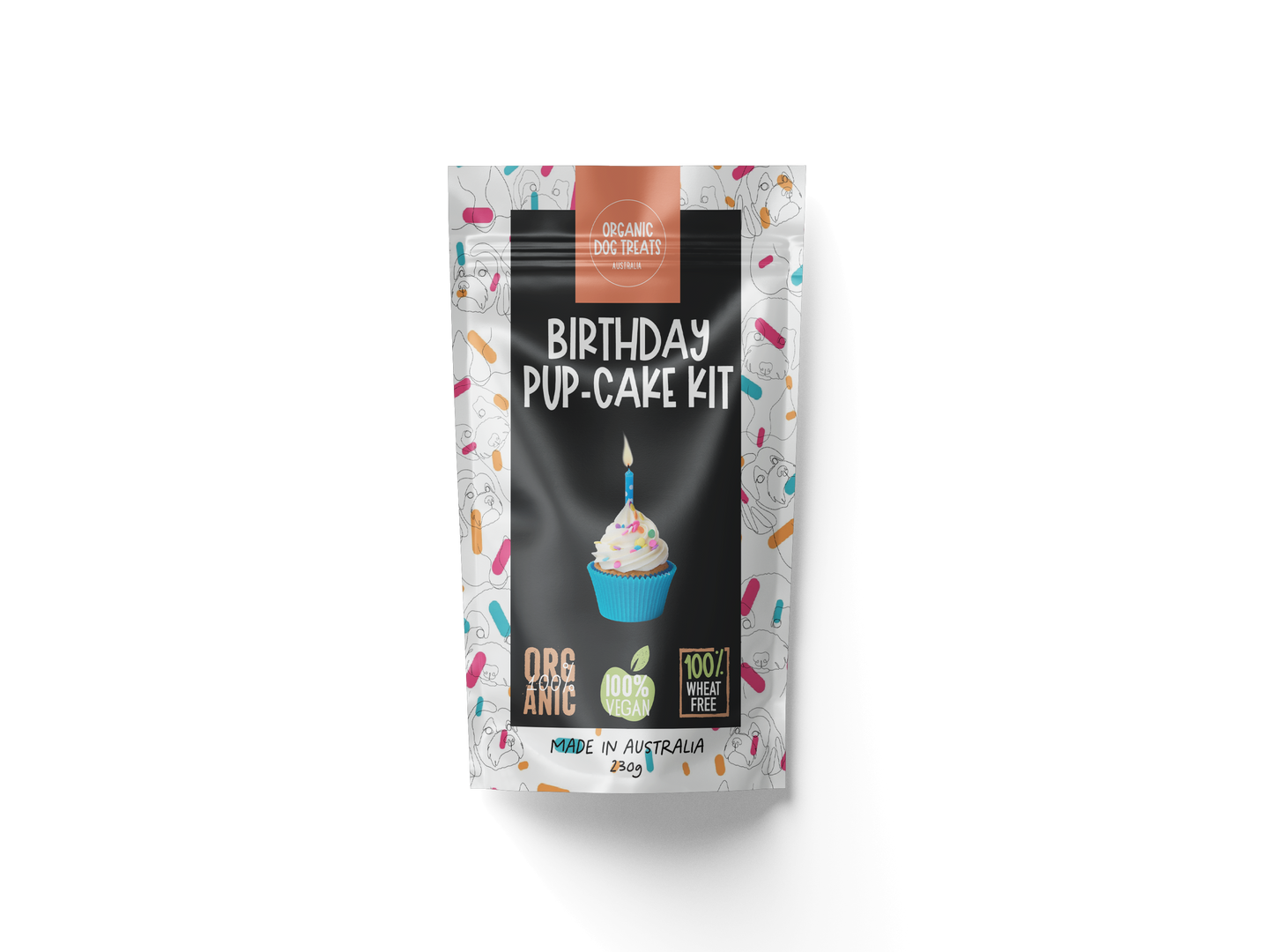 DOG TREATS | Organic Dog Treats: Birthday 'Pup-Cake' Cupcake Baking Kit