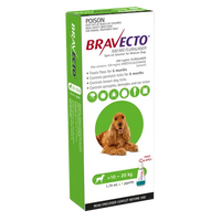 BRAVECTO: Dog Spot on 10-20kg (1 Pack) {Short Date: Use by 08/26}